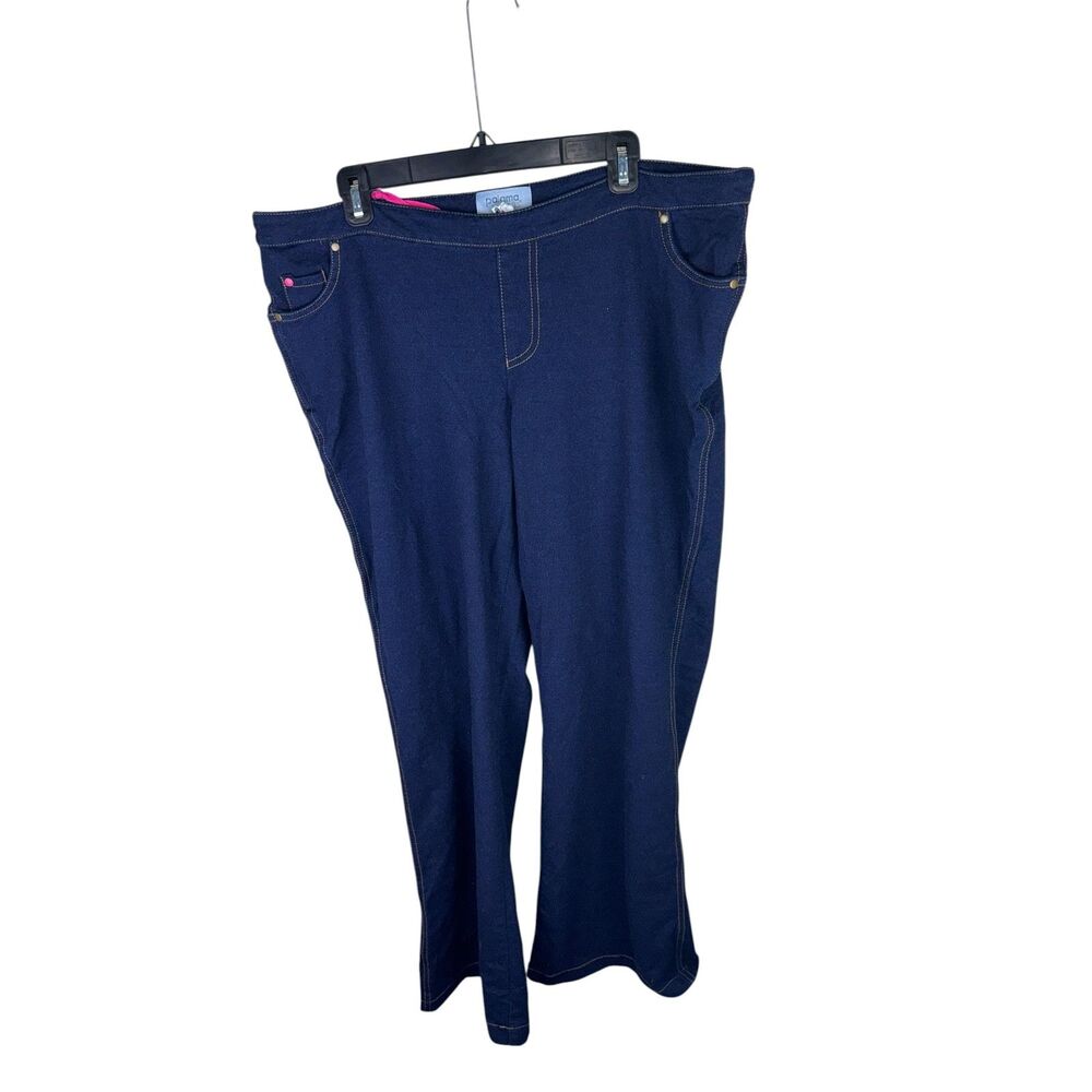 Pajama Jeans Stretch Bootcut Jeans Size XL Dark Wash Pull On Casual NEW